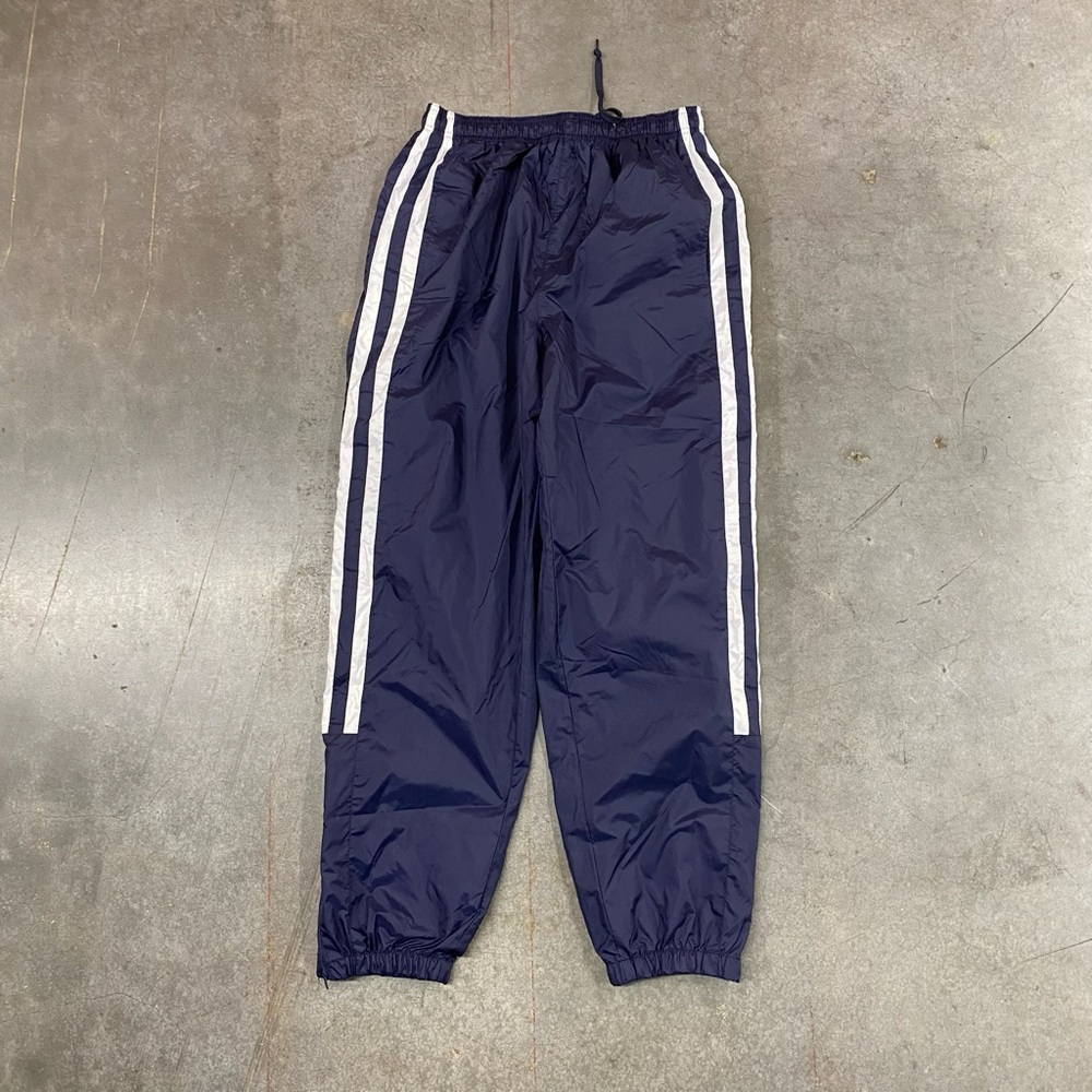 Athletic Works Navy Track Pants‎ Men’s Medium Vintage Side Stripe Y2K